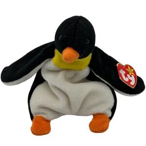 TY BEANIE BABY‎ Penguin Waddle 1995 Stuffed Animal Toy Vintage NWT